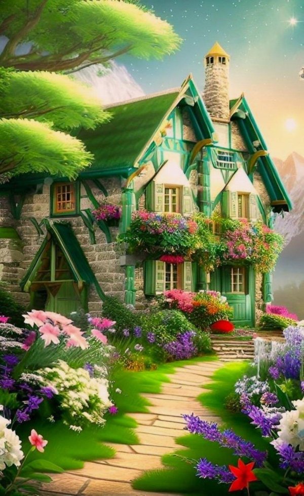 домики красивые