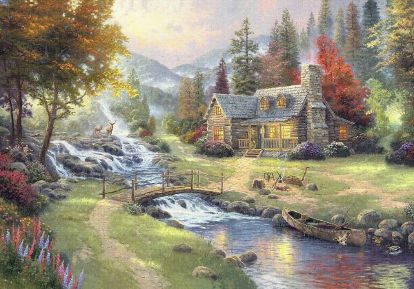 картины томаса кинкейда