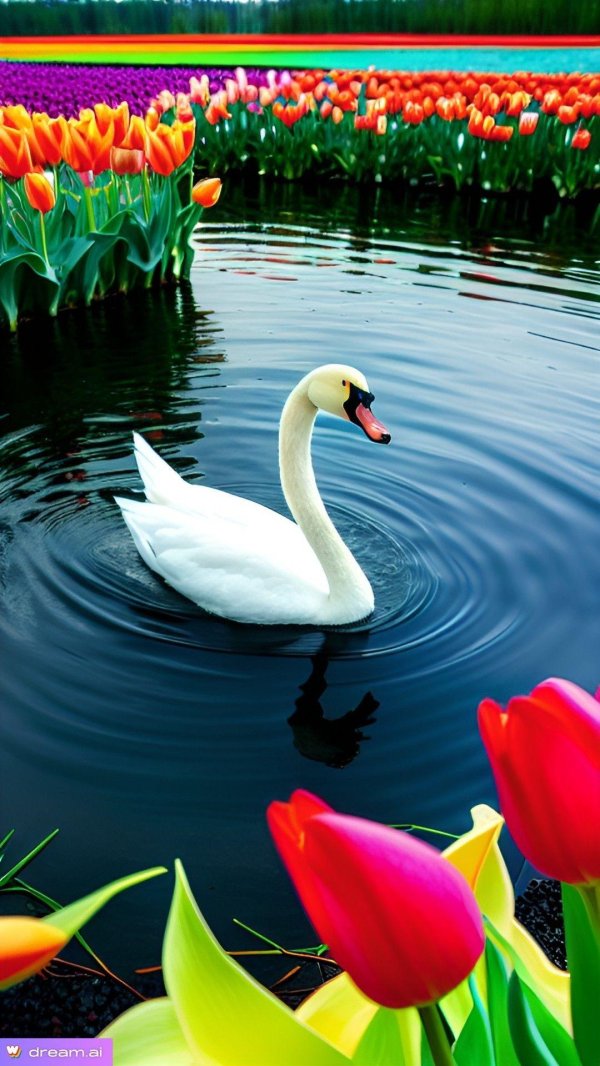 птица лебедь