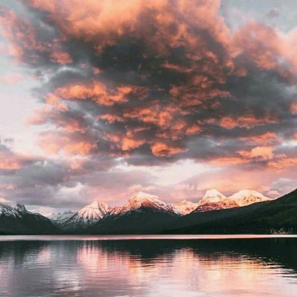 горы озеро восход