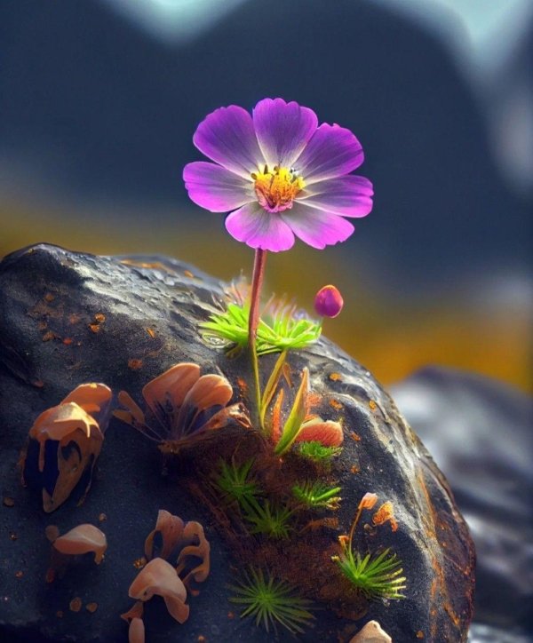 красивая цветок