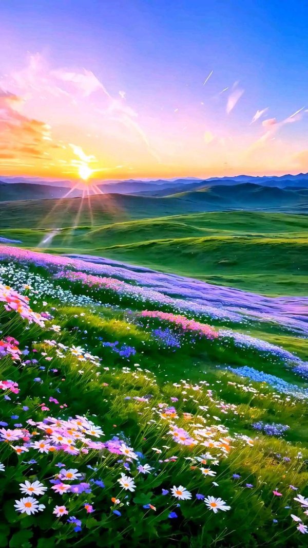 красивый луг