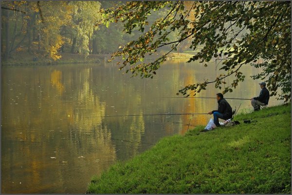 пейзаж с рыбаками