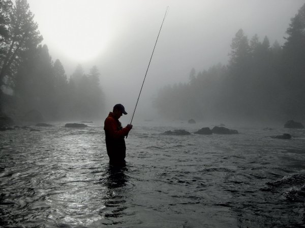 рыбаки на рыбалке