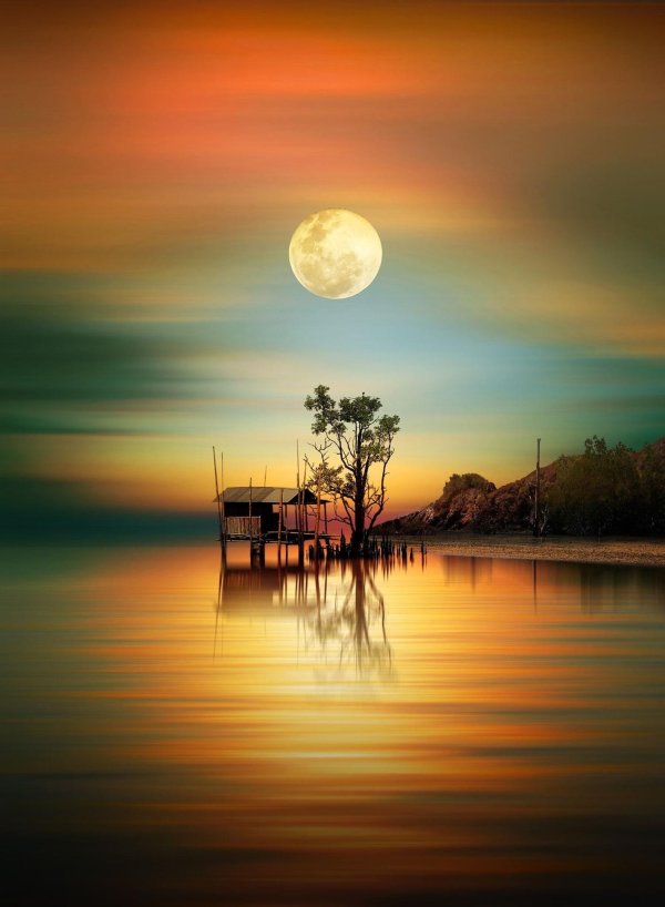 спокойный пейзаж