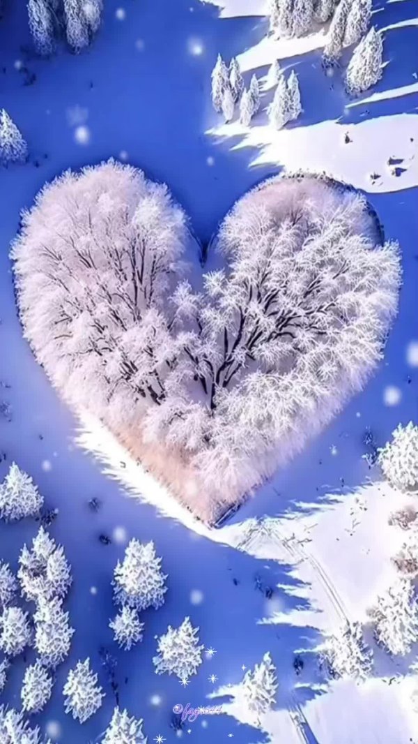 зима красивая