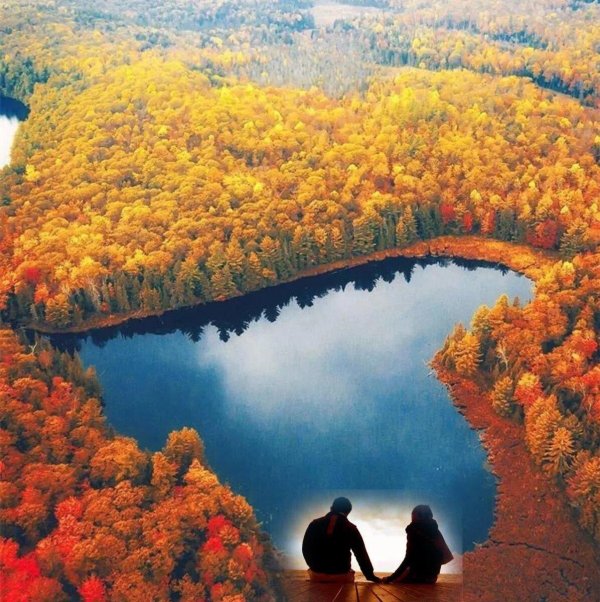 озеро сердце