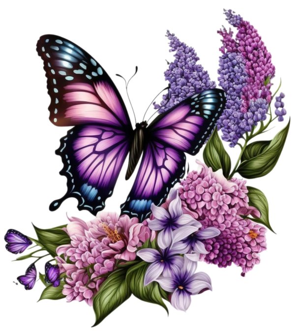 butterfly and flower