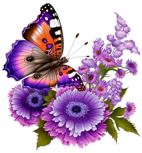 butterfly and flower