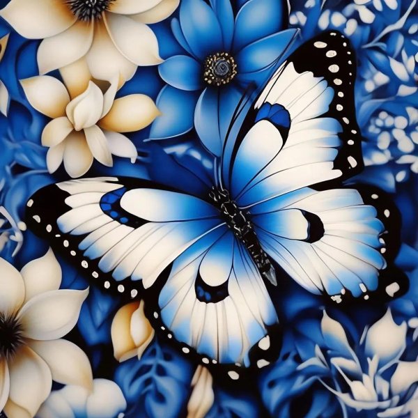 бабочки цветочки