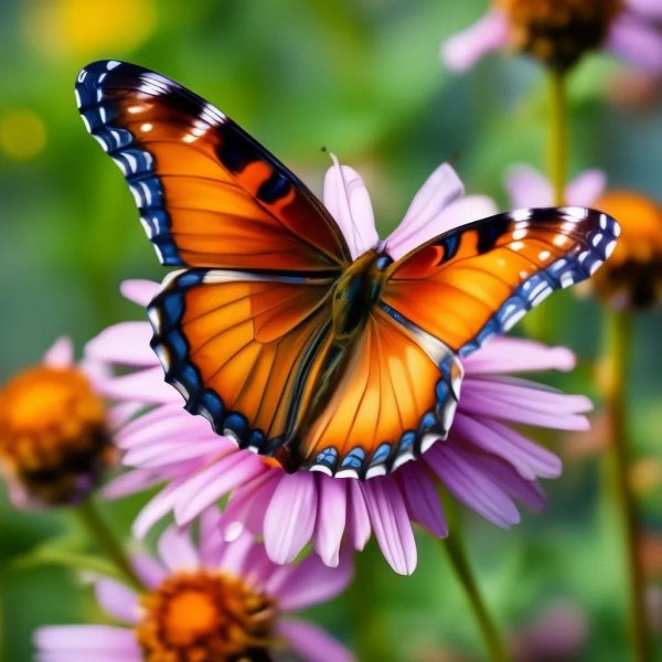 яркая бабочка