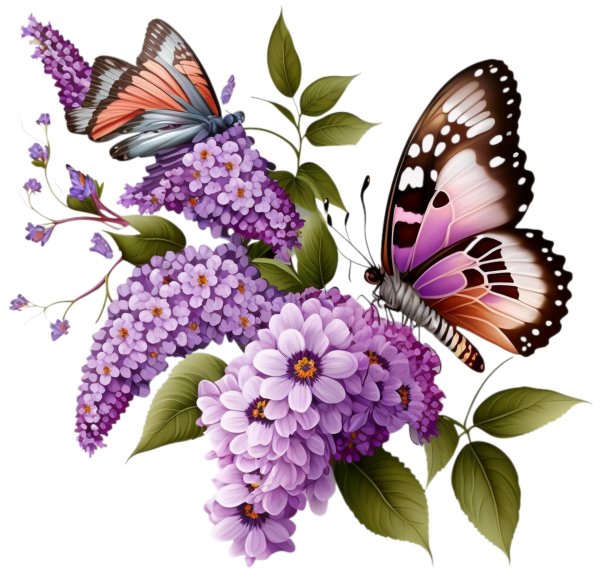 сиреневые цветы