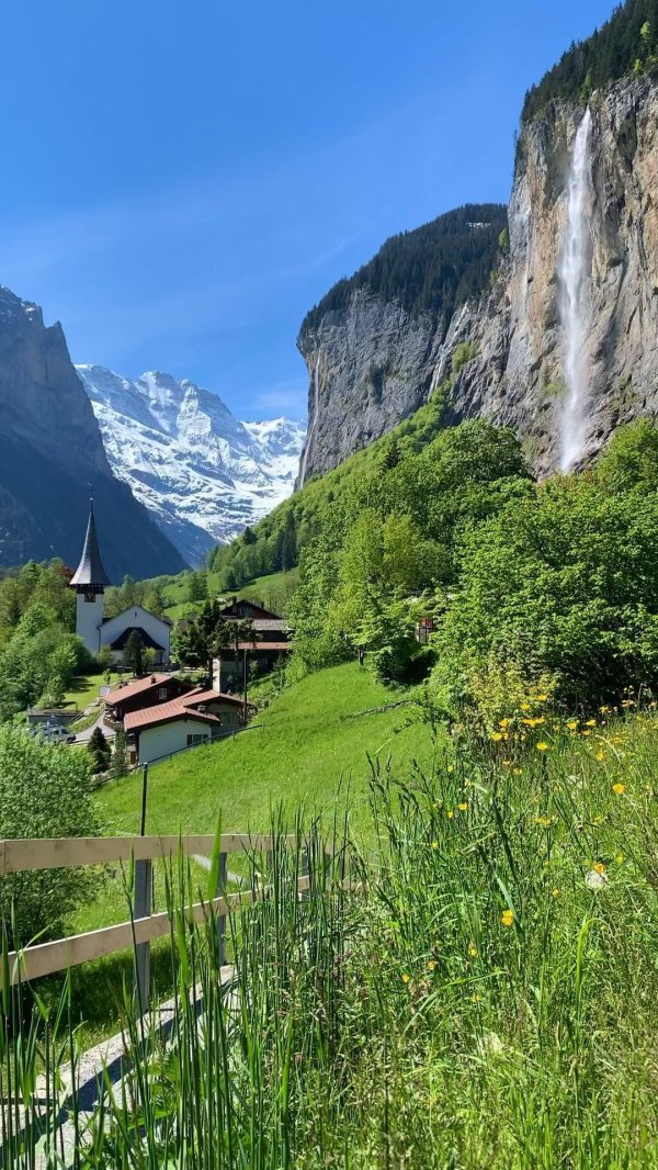 альпийские луга швейцарии лаутербруннен