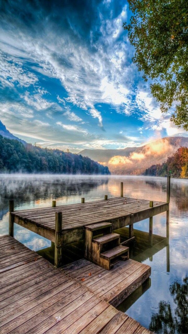 пейзаж пристани