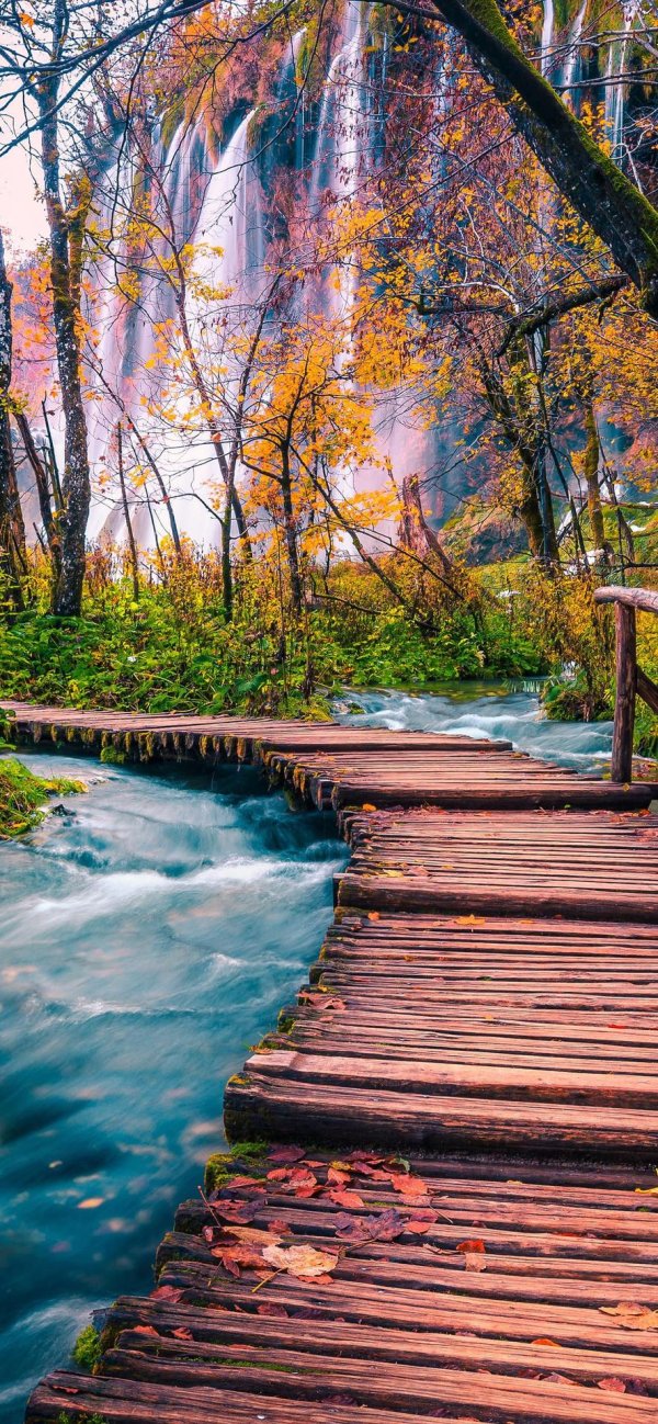 плитвицкие озера осенью