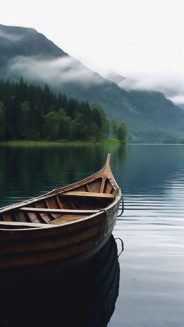 скандинавская лодка