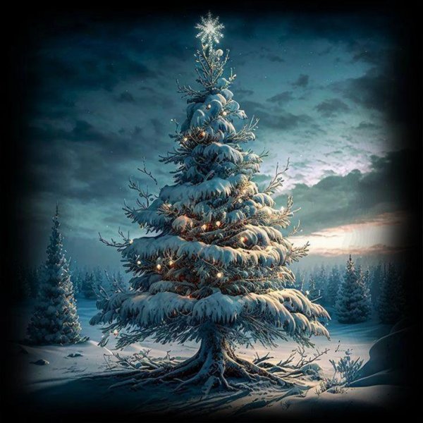 рождественские пейзажи