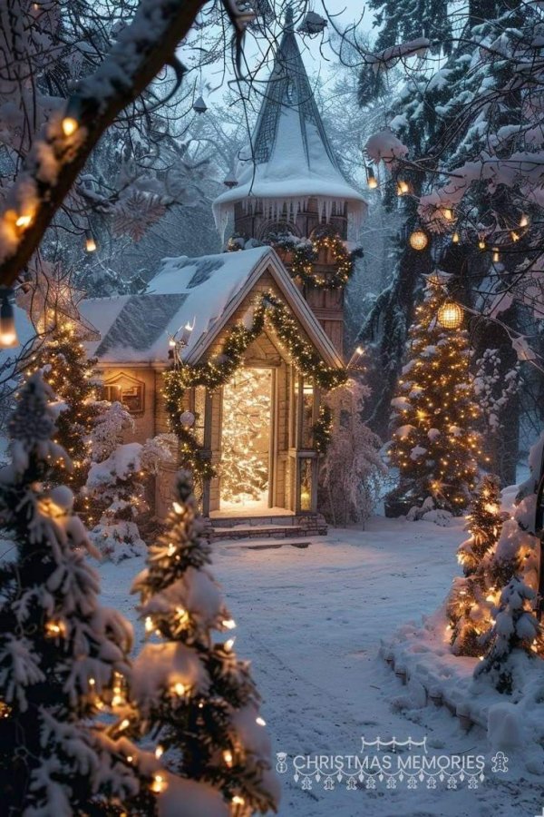 рождественские дома