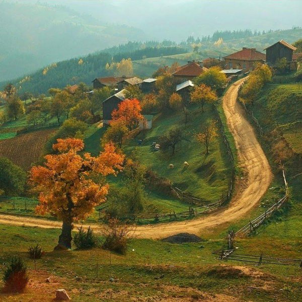 рача грузия осень