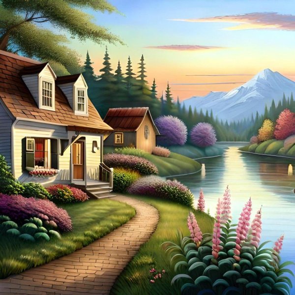 природа картина