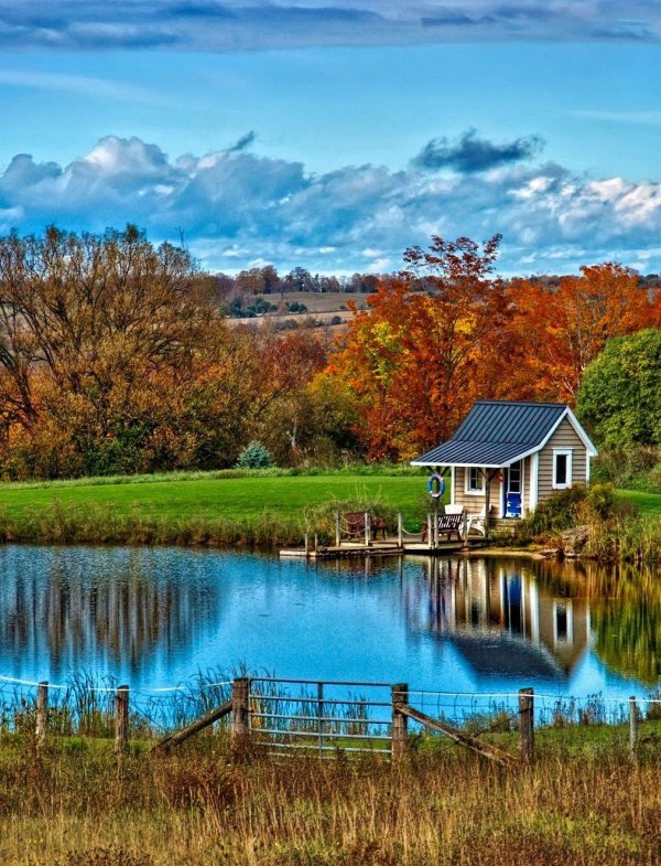 пейзажи с домами