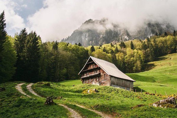 швейцария горная деревушка высокогорная