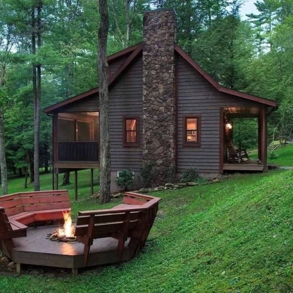 деревянные домики для отдыха