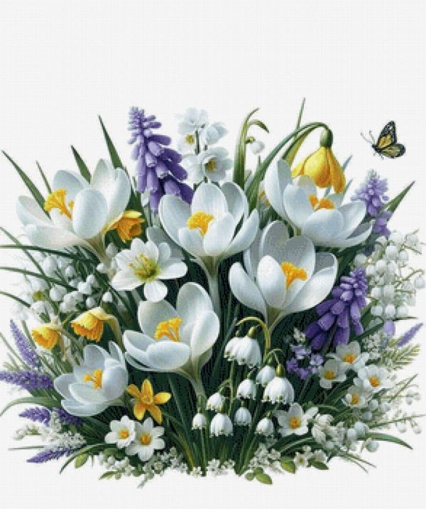 цветочные картины