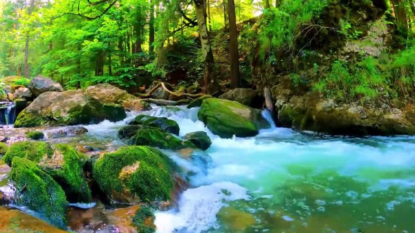 журчание воды