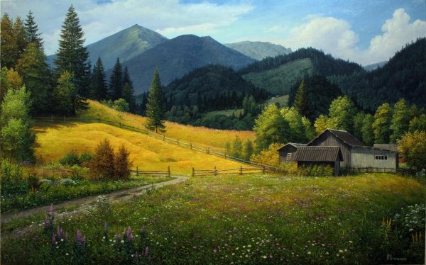 петров иван иванович  пейзажи