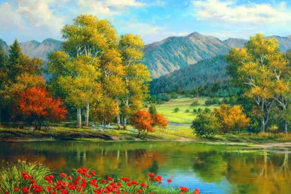 природа картина