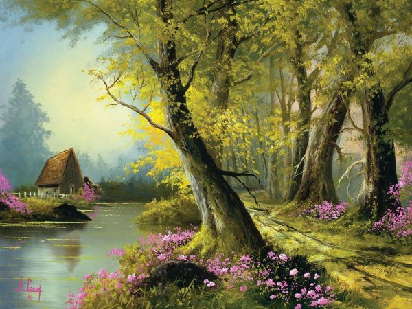 живопись пейзаж