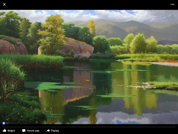 живопись природа