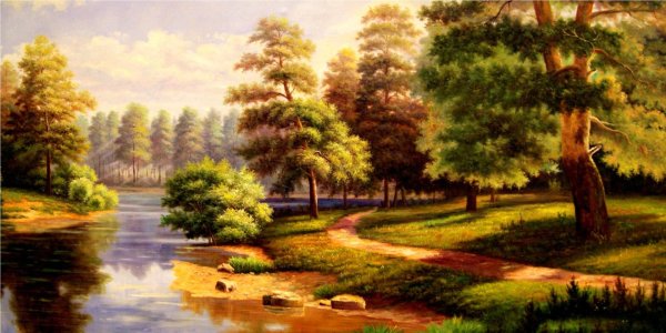 лесной пейзаж сергей минаев