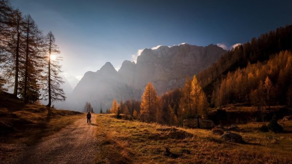 доломитовые альпы осень