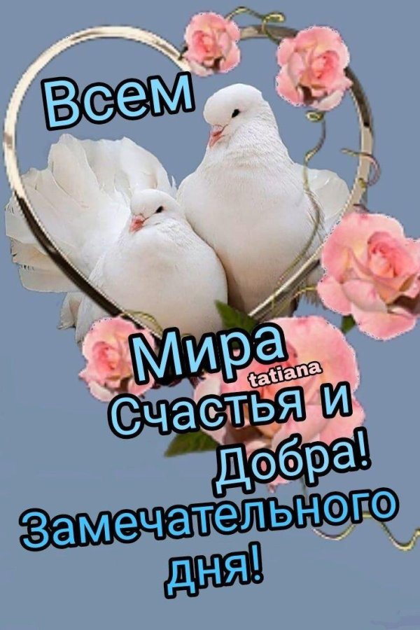 всем мира и добра
