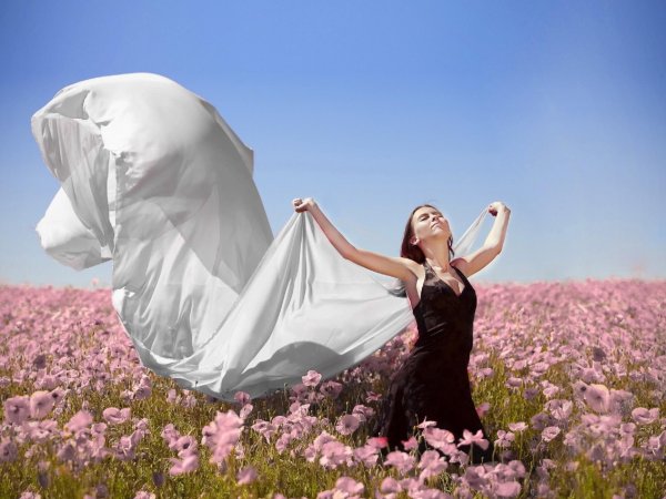 счастливая женщина