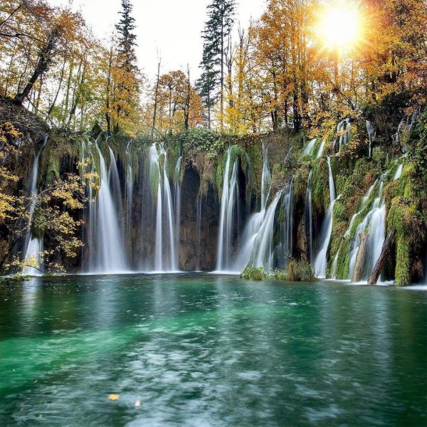 обои на рабочий стол плитвицкие озера