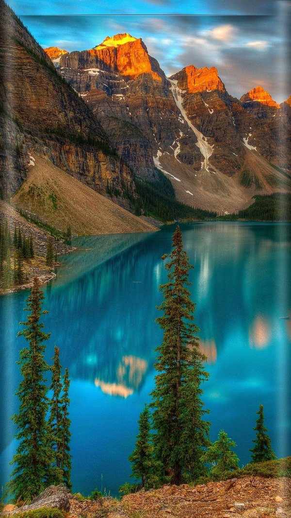 канада озеро морейн