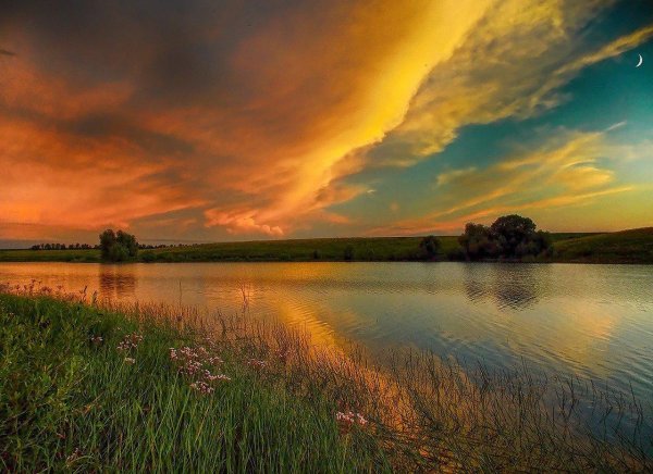 летние закаты