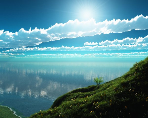 спокойный пейзаж