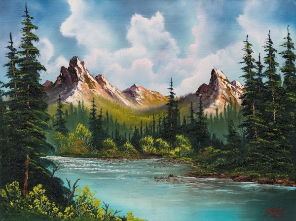 живопись горы боб росс