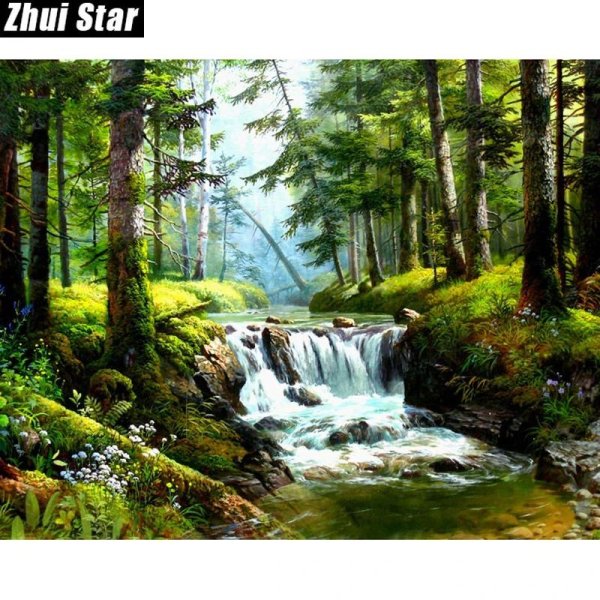 лес картина