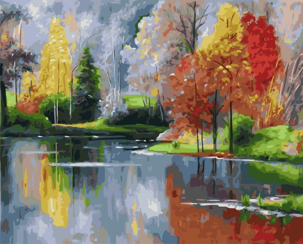 художник александр ромм осень