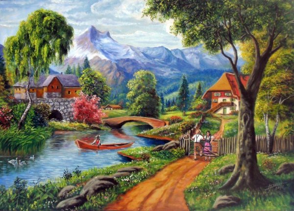 живописные пейзажи