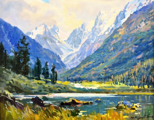 живопись горы александр бабич