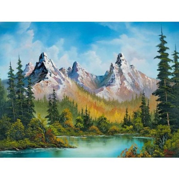 живопись горы