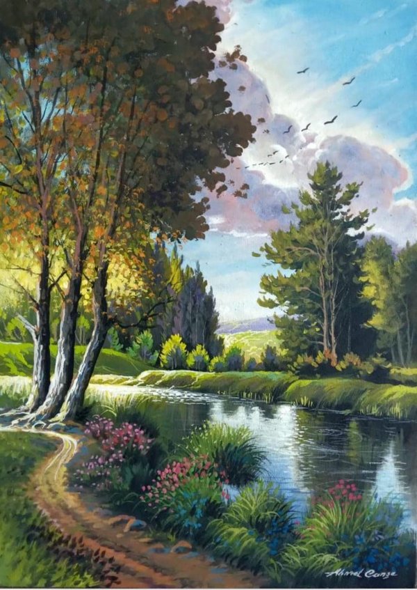 живопись пейзаж