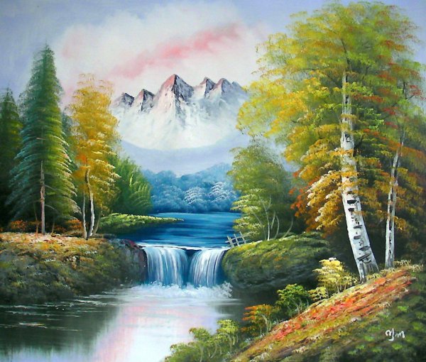 боб росс водопад