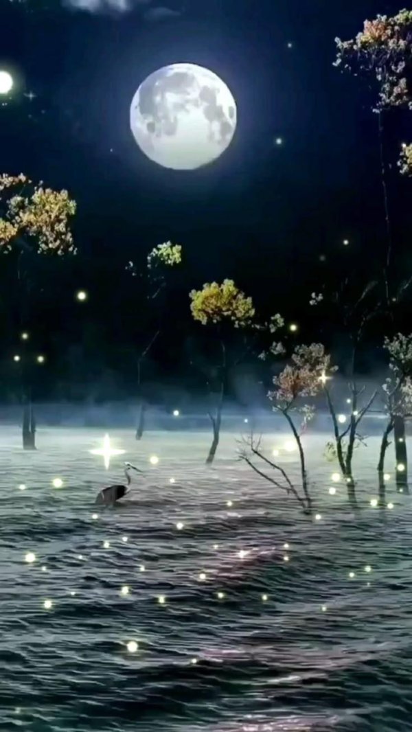 луна ночная